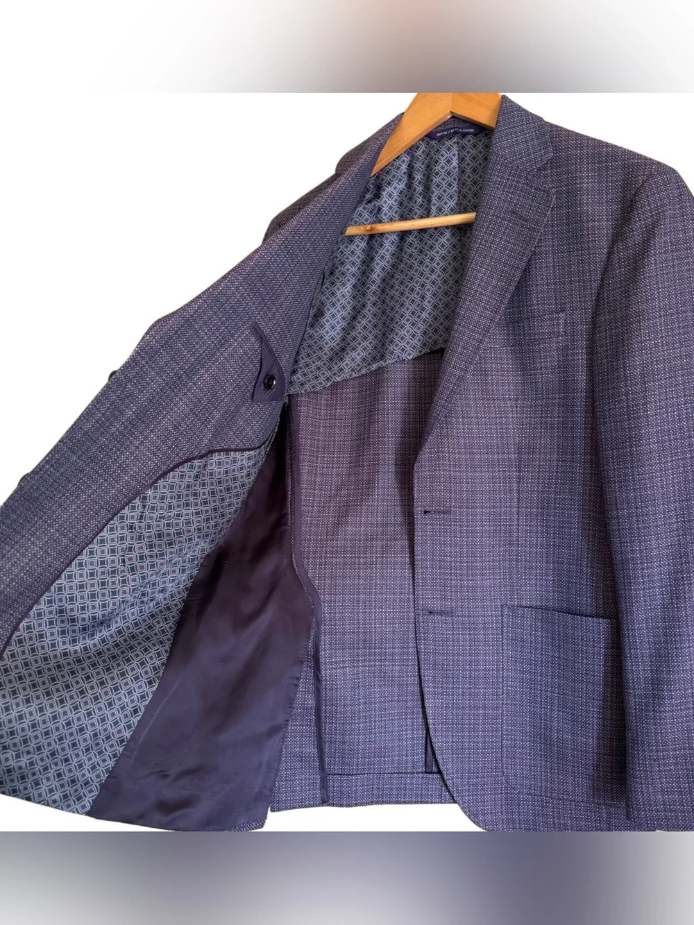 TED BAKER Endurance Men’s 100% Wool Preppy Formal Business Casual Blazer Sz 36/S